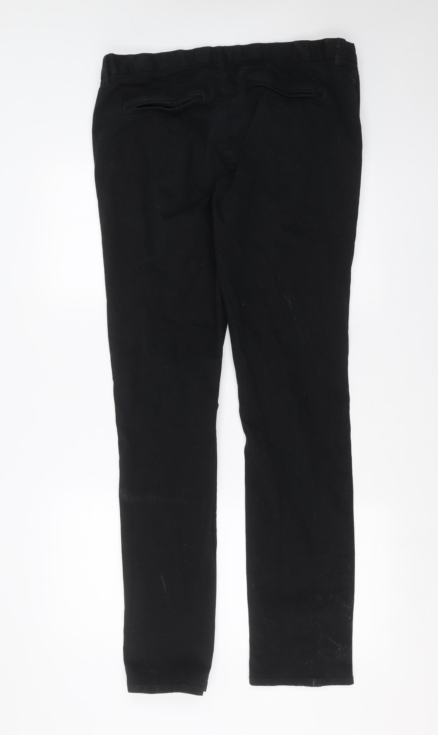 NEXT Mens Black   Chino Trousers Size 36 in L34 in