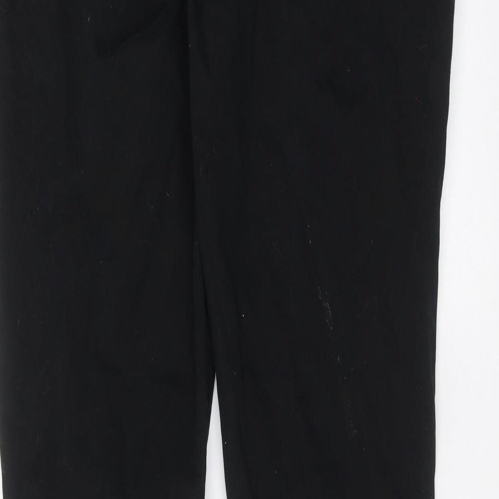 NEXT Mens Black   Chino Trousers Size 36 in L34 in