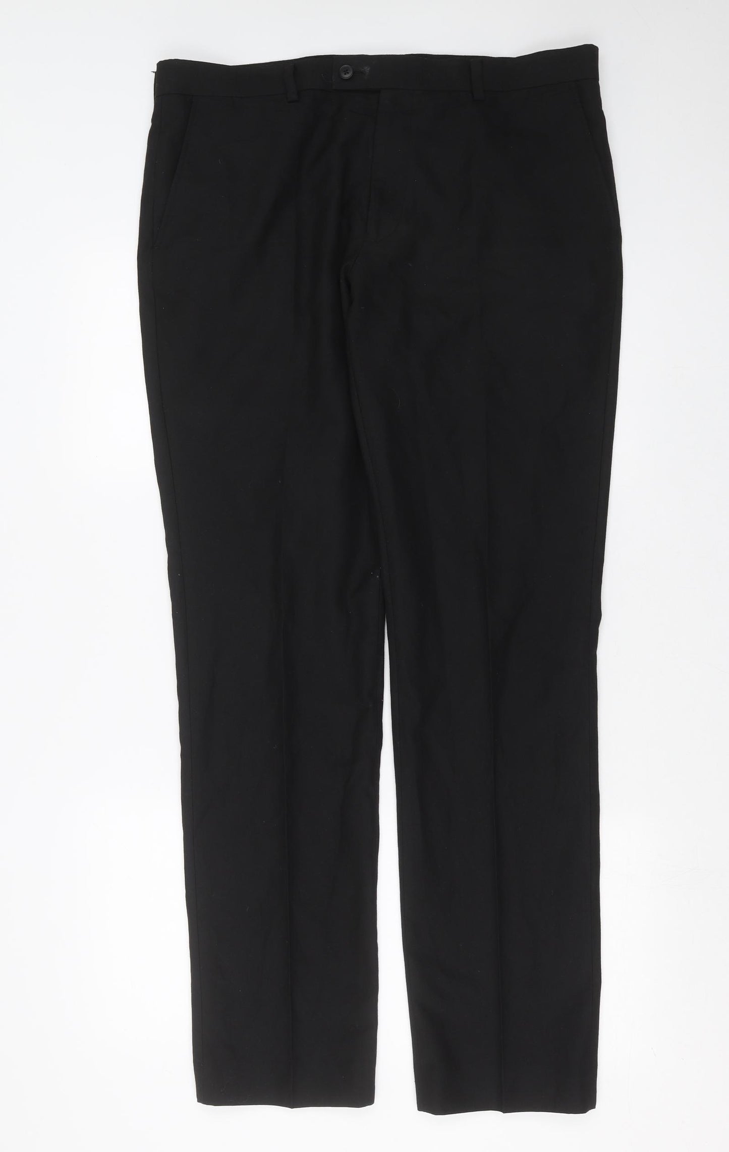 NEXT Mens Black   Trousers  Size 36 in L32 in