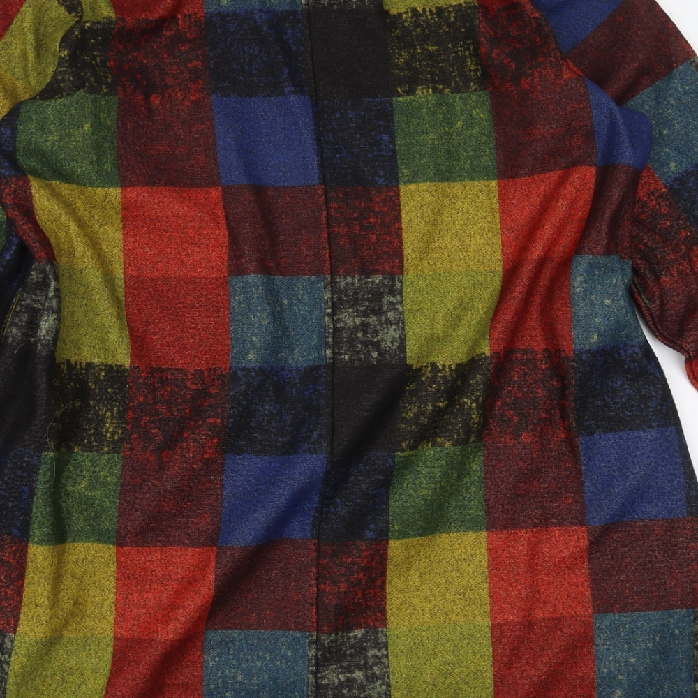 Preworn Womens Multicoloured Check  Jumper Dress  Size 2XL