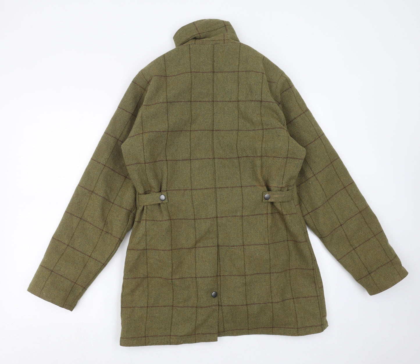 Alan Paine Womens Green Check  Jacket  Size 10