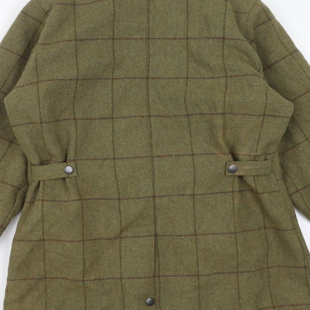 Alan Paine Womens Green Check  Jacket  Size 10