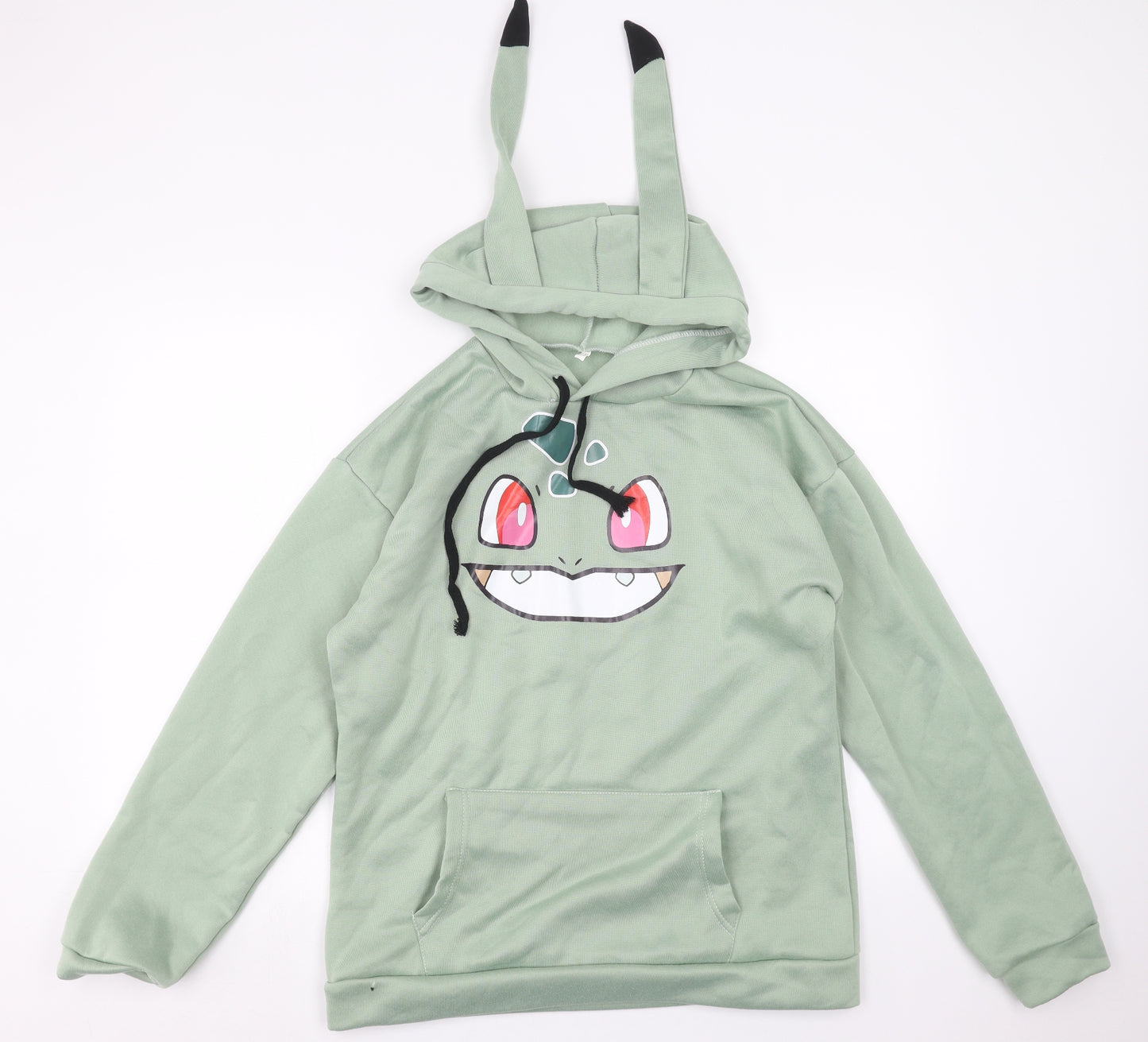 Preworn Mens Green   Pullover Hoodie Size M  - face