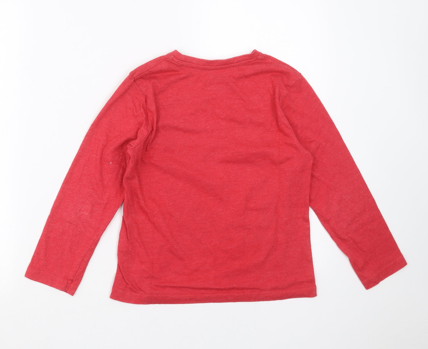 Primark Boys Red   Basic T-Shirt Size 8-9 Years  - football
