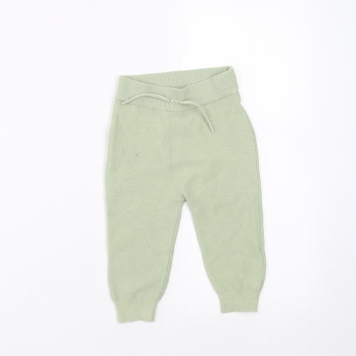 George Baby Green   Jogger Trousers Size 12-18 Months