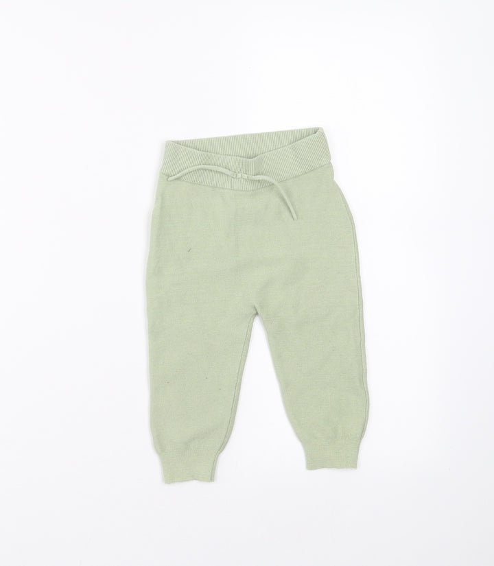 George Baby Green   Jogger Trousers Size 12-18 Months