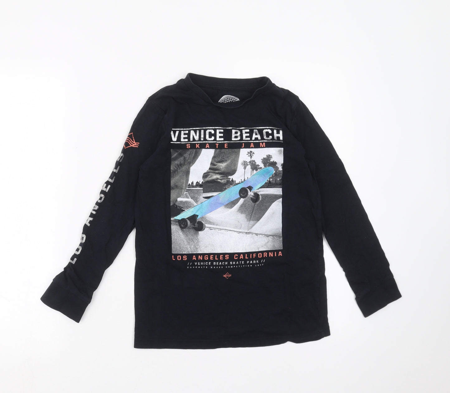 F&F Boys Blue   Basic T-Shirt Size 9-10 Years  - Venice Beach