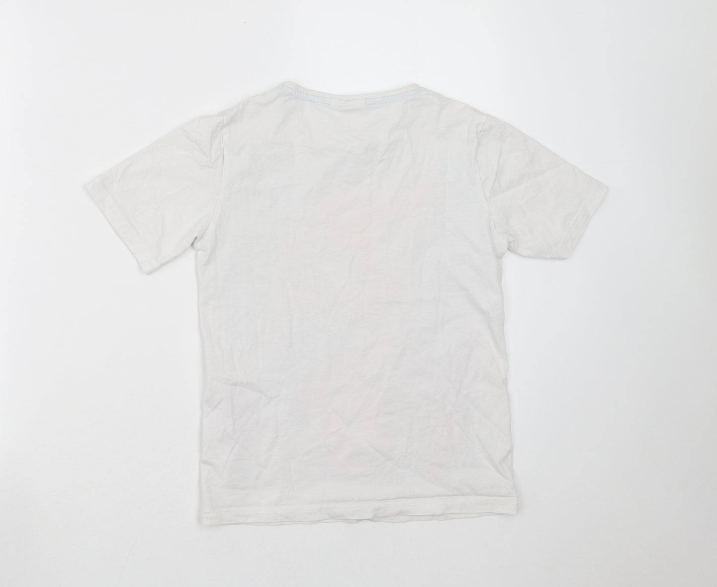 Primark Boys White   Basic T-Shirt Size 8-9 Years  - Spider man