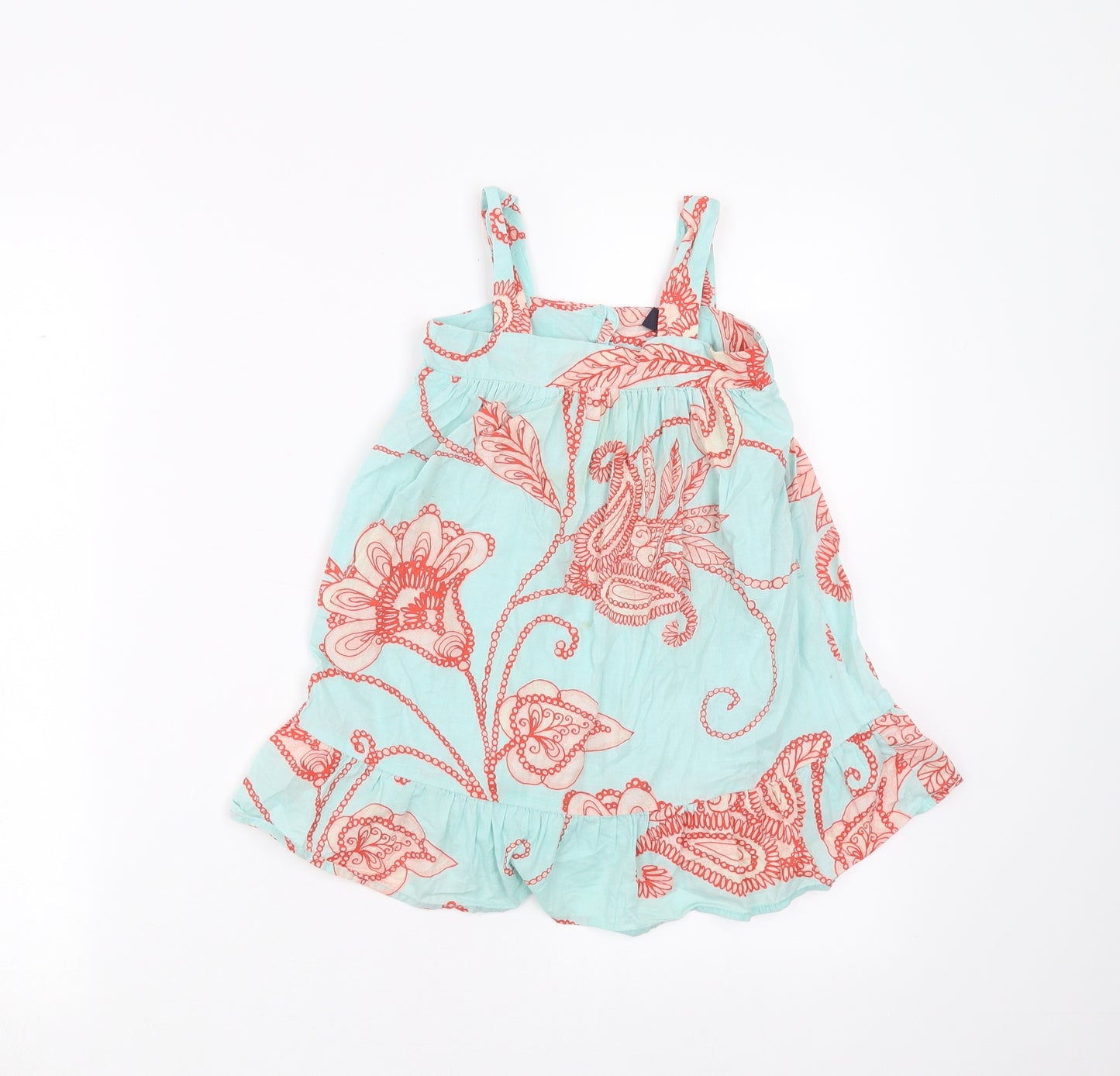 Gap Girls Blue Floral  Trapeze & Swing  Size 3 Years