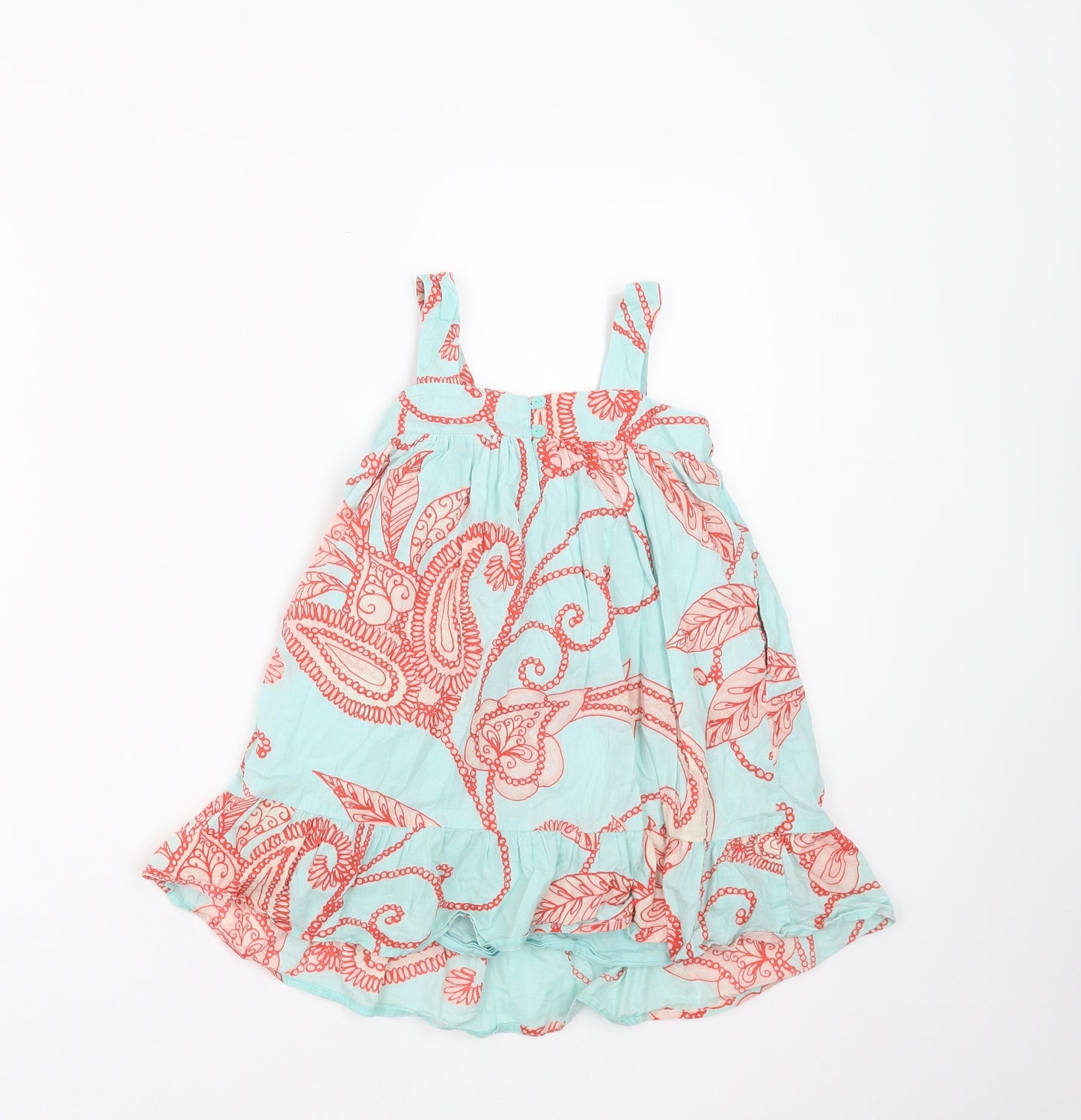 Gap Girls Blue Floral  Trapeze & Swing  Size 3 Years