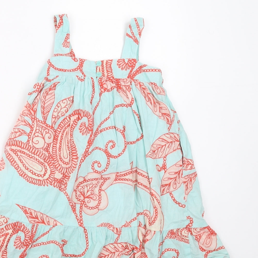Gap Girls Blue Floral  Trapeze & Swing  Size 3 Years