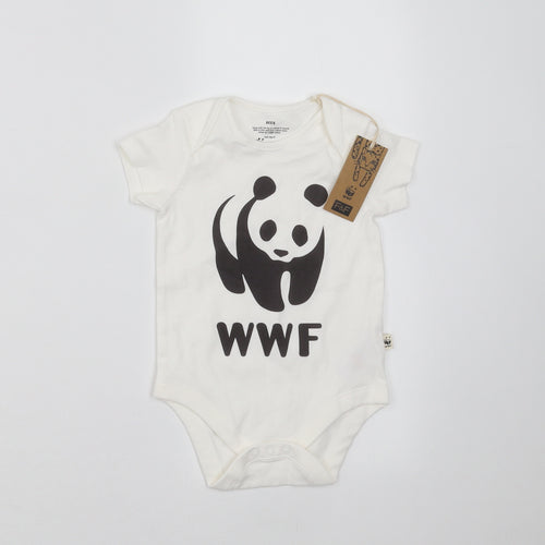 F&F Baby White   Babygrow One-Piece Size 12-18 Months  - WWF