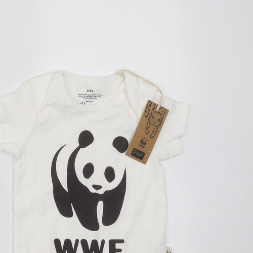 F&F Baby White   Babygrow One-Piece Size 12-18 Months  - WWF