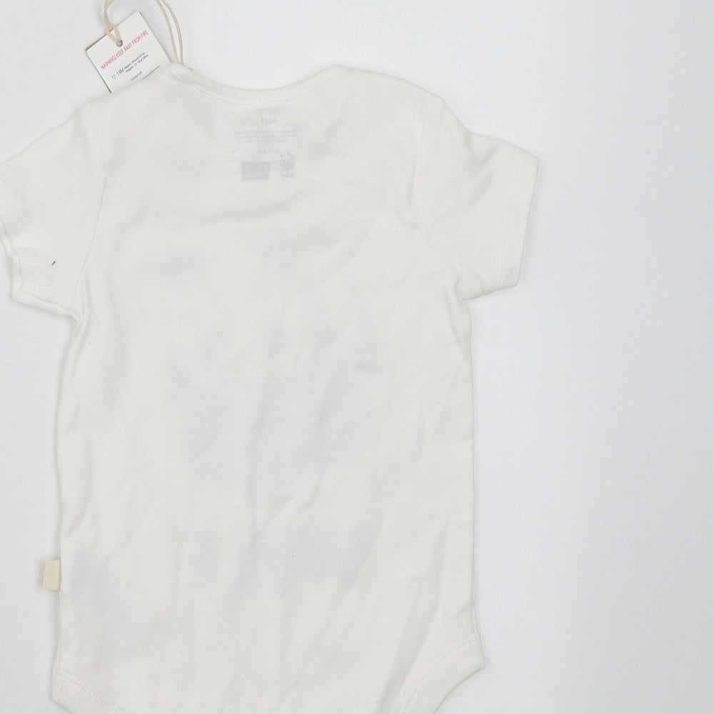F&F Baby White   Babygrow One-Piece Size 12-18 Months  - WWF