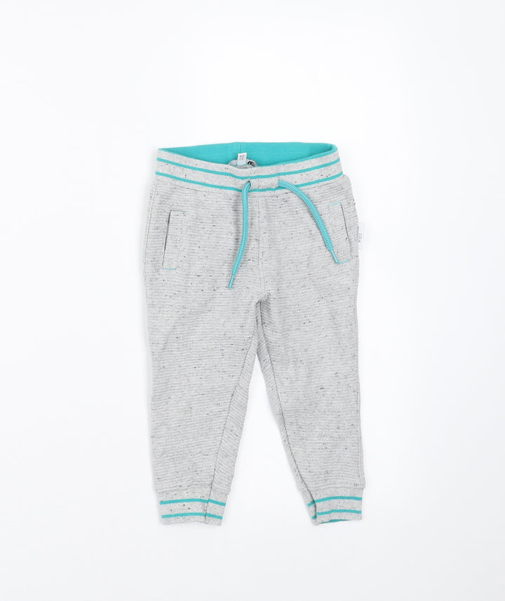 Lola Maverick Baby Grey   Jogger Trousers Size 12-18 Months