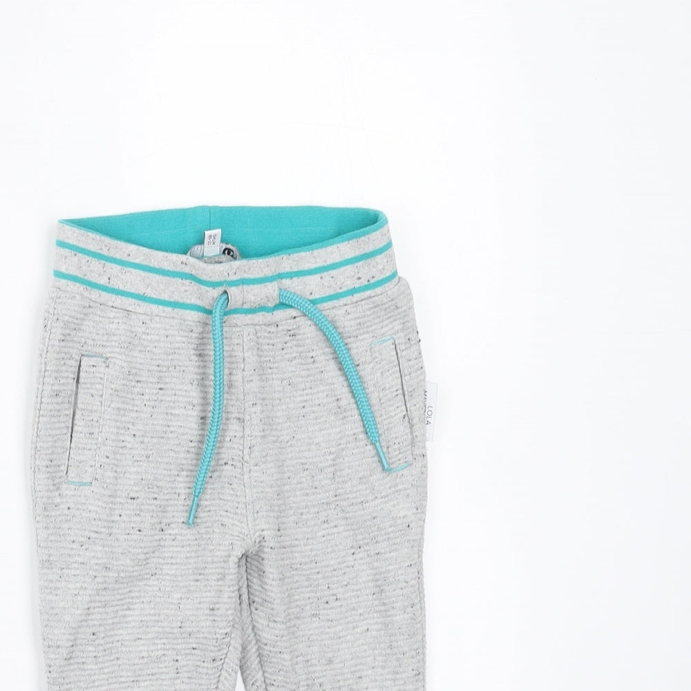 Lola Maverick Baby Grey   Jogger Trousers Size 12-18 Months