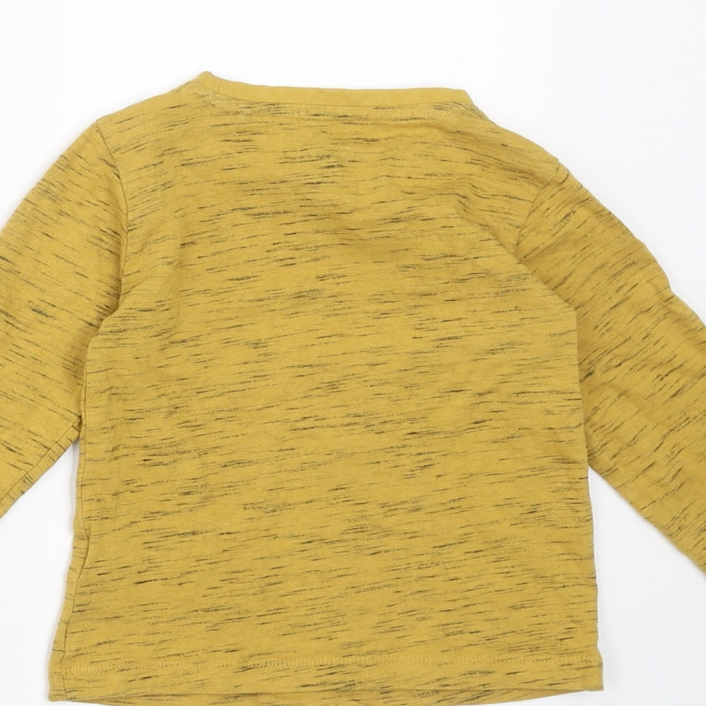 NEXT Boys Yellow   Basic T-Shirt Size 12-18 Months