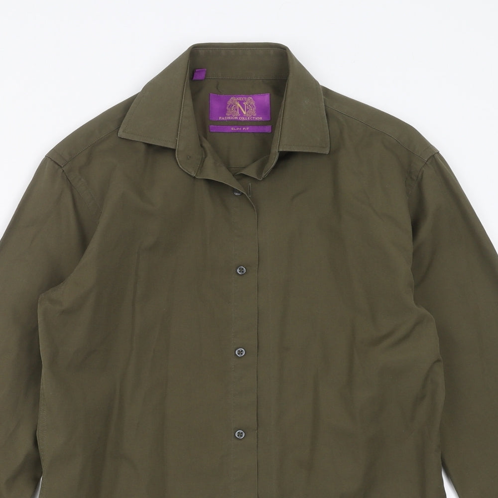 NEXT Mens Green    Dress Shirt Size 14.5