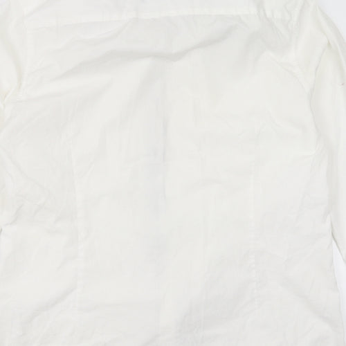 Burton Mens White    Dress Shirt Size M