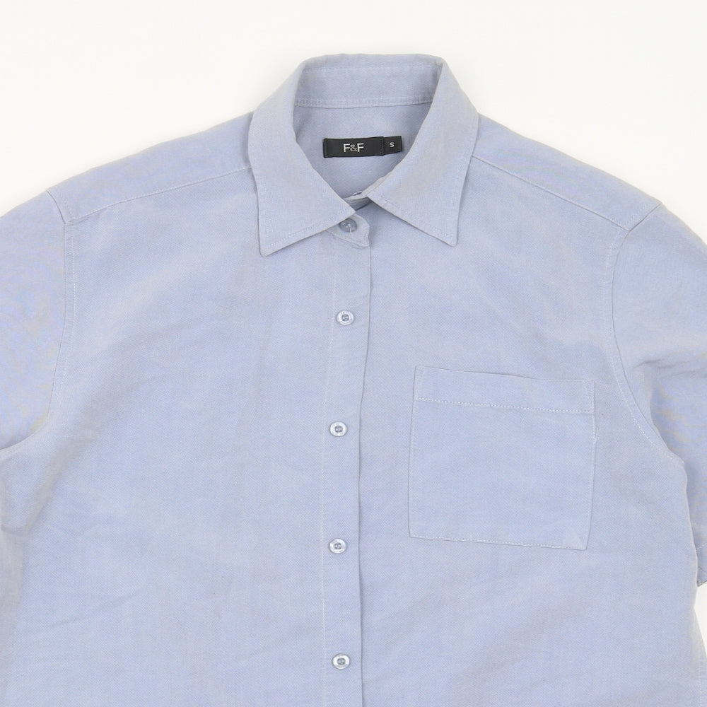 F&F Mens Blue    Button-Up Size S
