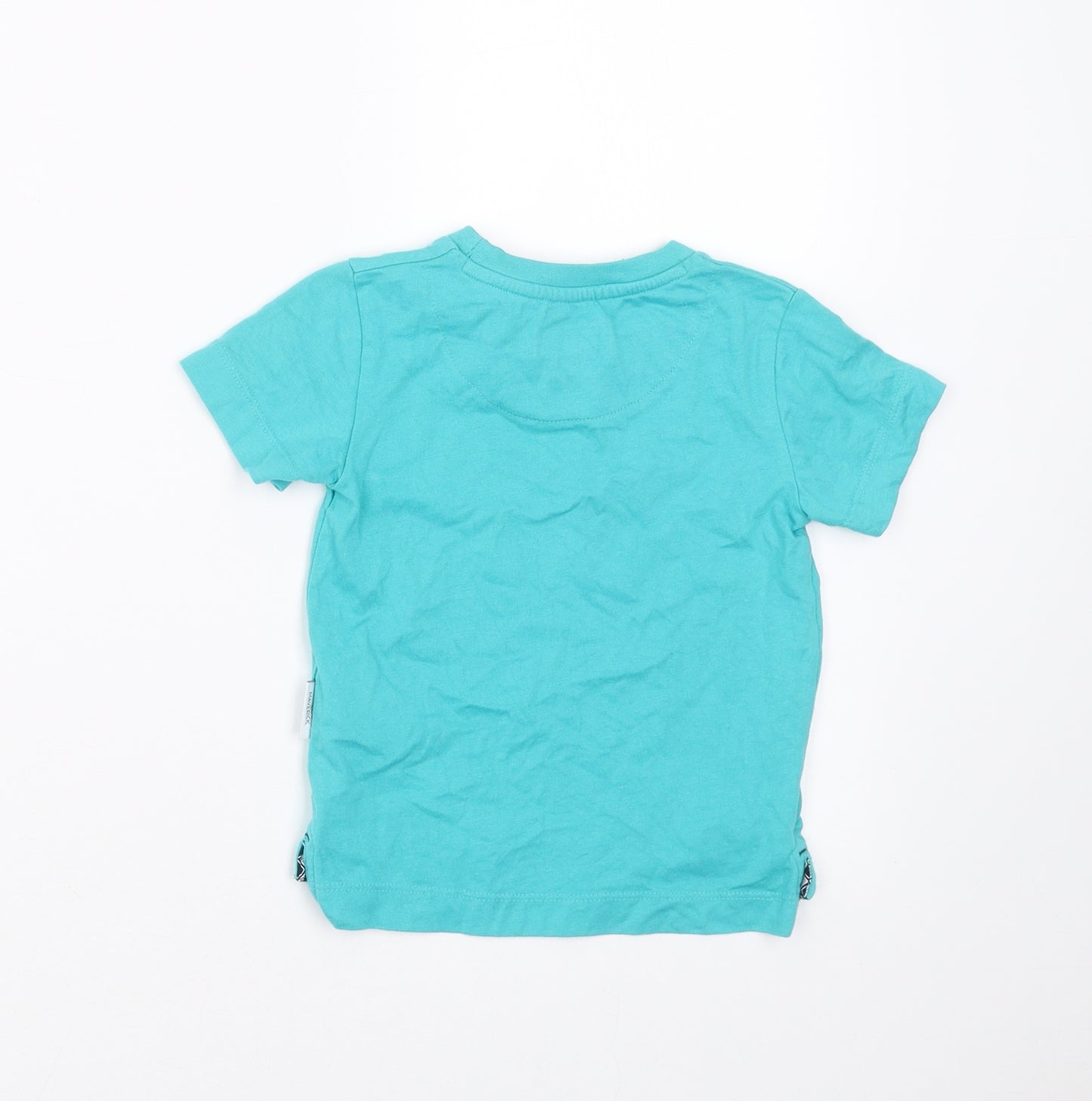 Lola Maverick Baby Blue   Basic T-Shirt Size 12-18 Months  - tiger