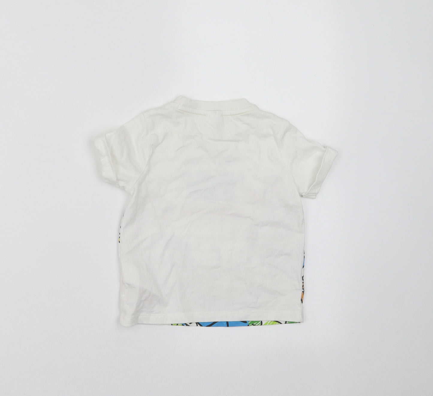 TESCO Baby White   Basic T-Shirt Size 12-18 Months  - toy story