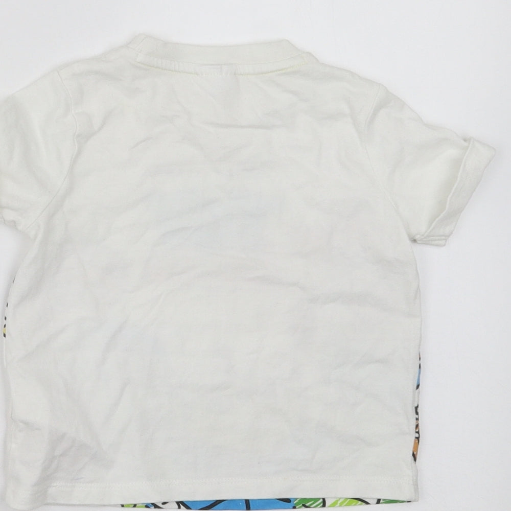 TESCO Baby White   Basic T-Shirt Size 12-18 Months  - toy story