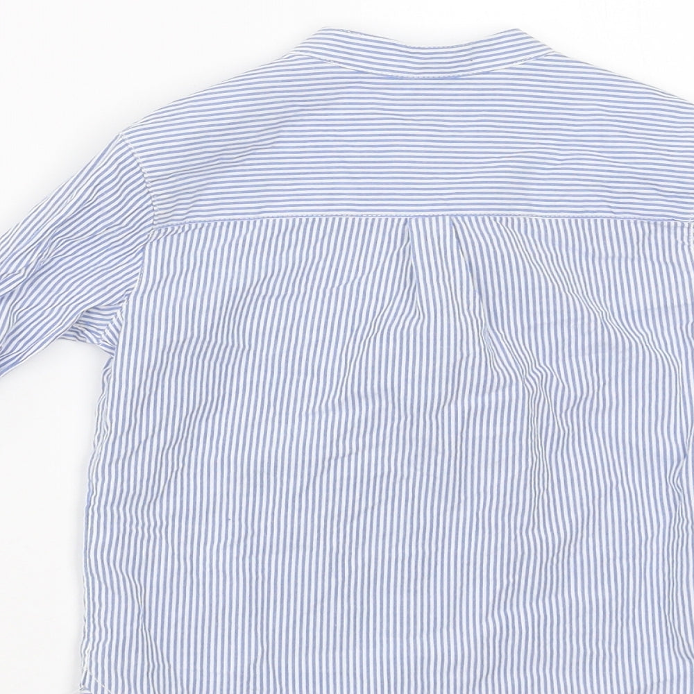 Billie Baby Blue Striped  Basic Button-Up Size 18-24 Months