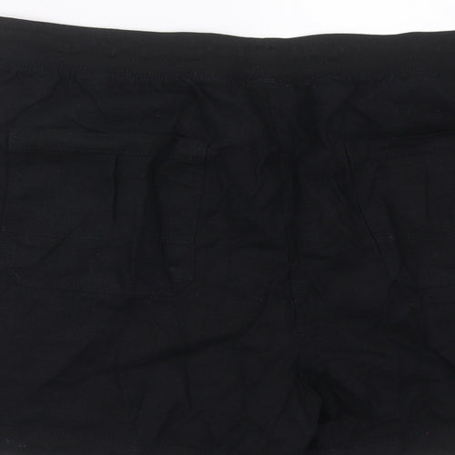 Marks and Spencer Womens Black   Hot Pants Shorts Size 16