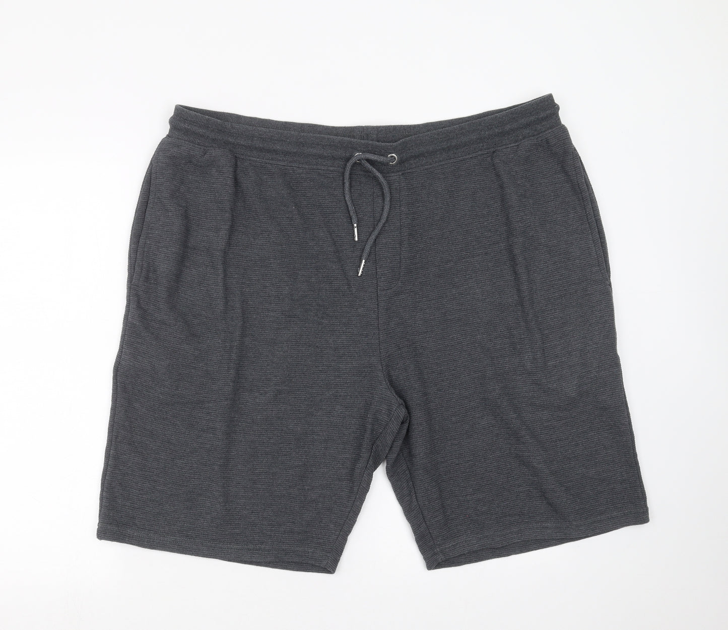 Nutmeg Mens Grey   Sweat Shorts Size 2XL