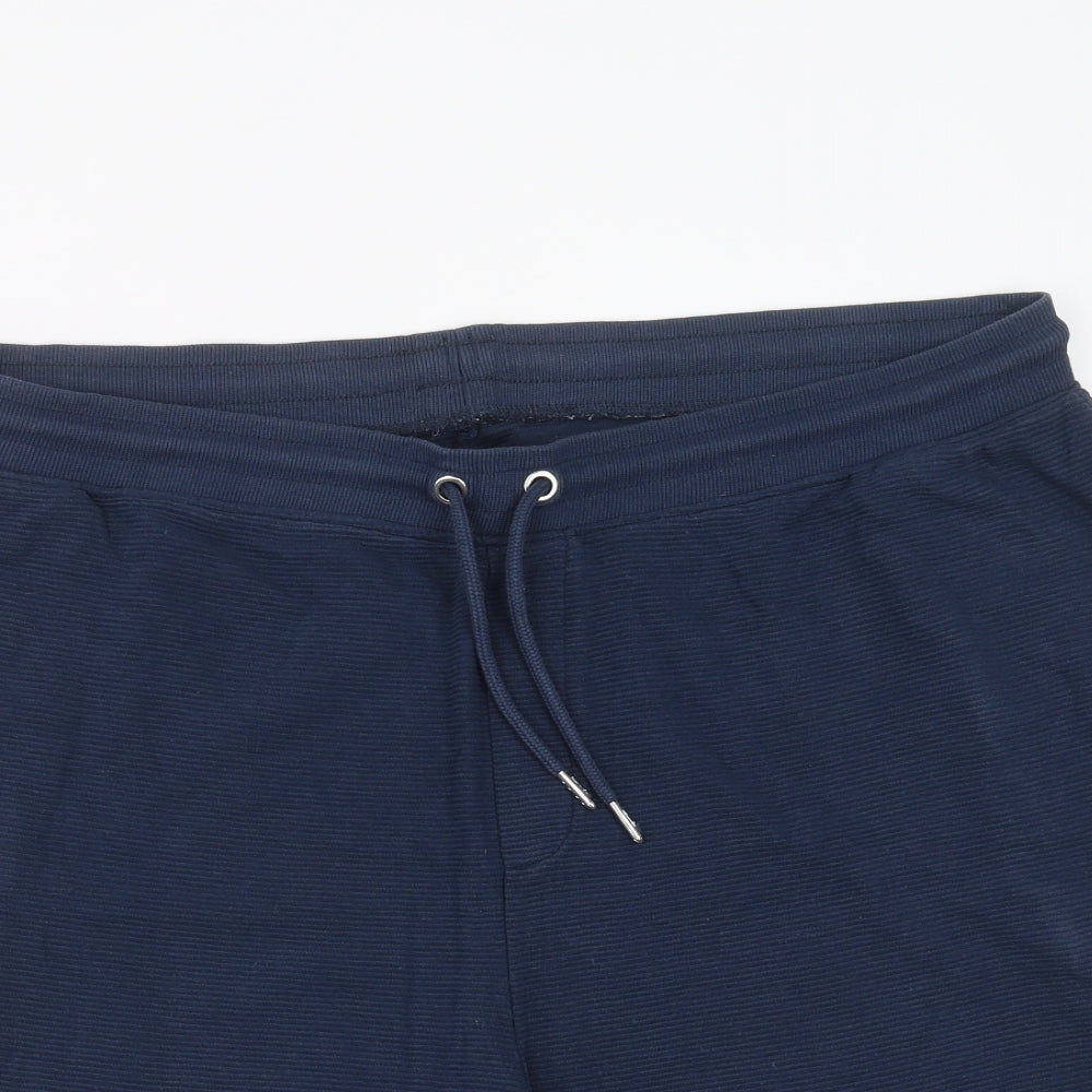 Nutmeg Mens Blue   Sweat Shorts Size 2XL