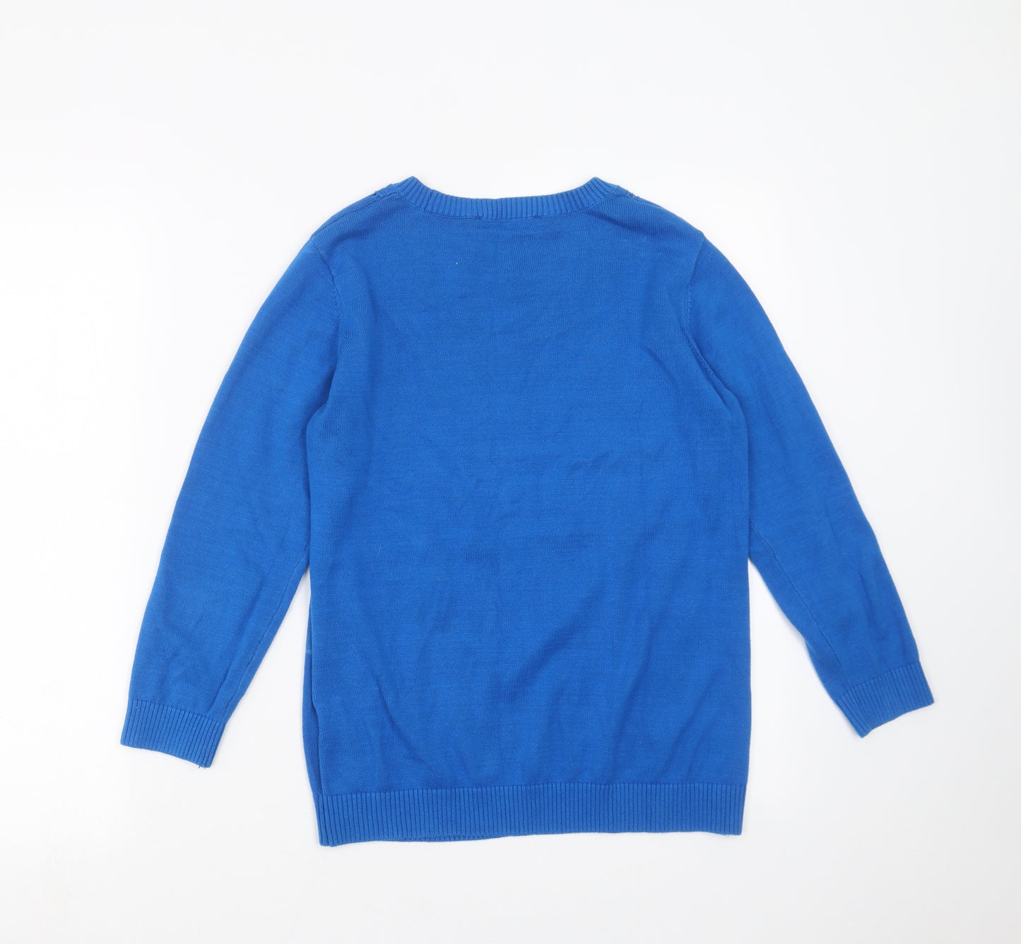 Oasis Womens Blue  Knit Pullover Jumper Size M