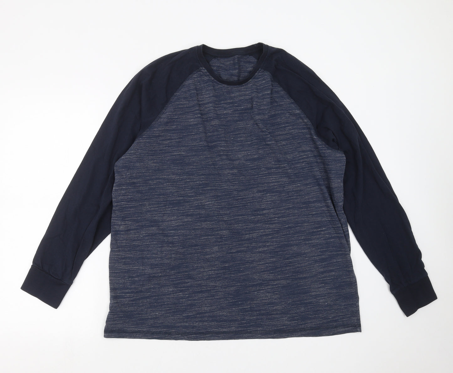 George Mens Blue Solid   Pyjama Top Size 2XL