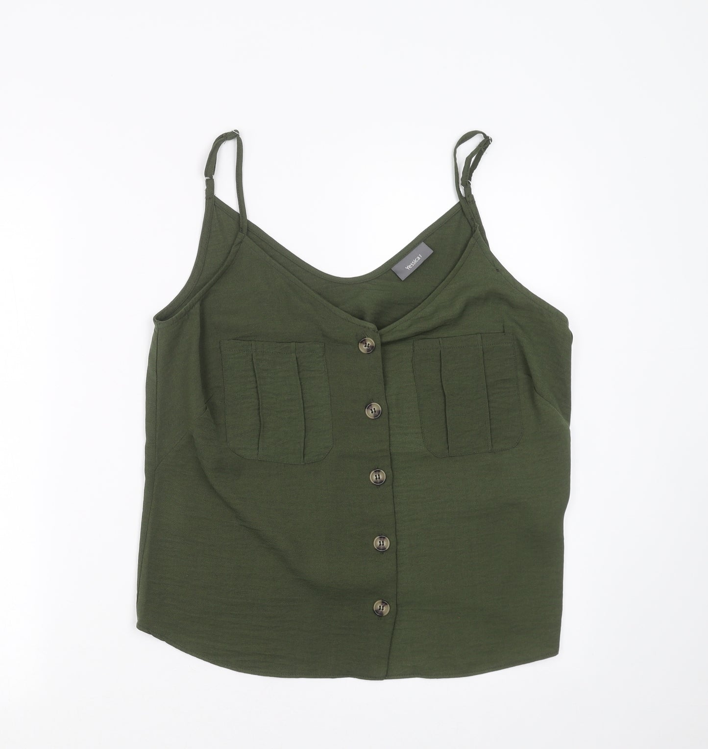 Yessica Womens Green   Camisole  Size 14