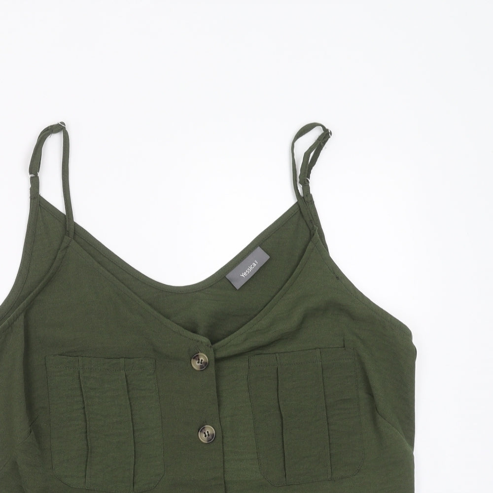 Yessica Womens Green   Camisole  Size 14