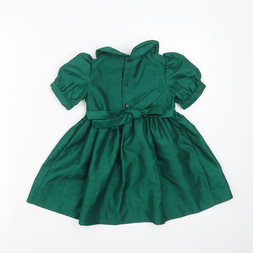 Marks and Spencer Girls Green   Fit & Flare  Size 12-18 Months