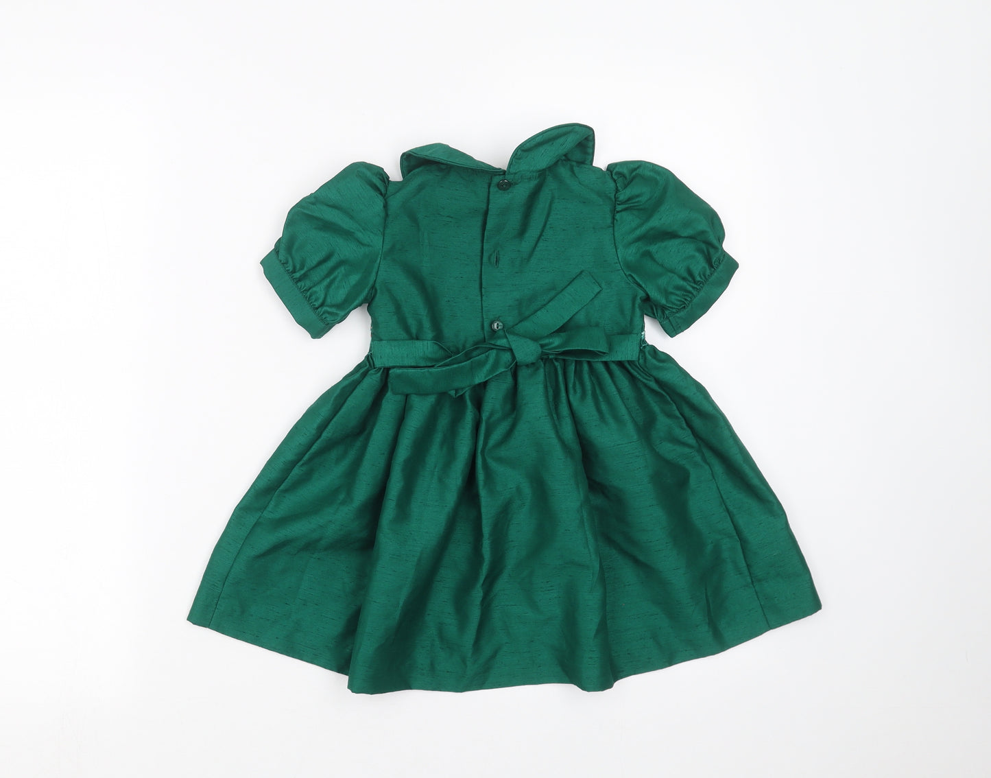 Marks and Spencer Girls Green   Fit & Flare  Size 12-18 Months