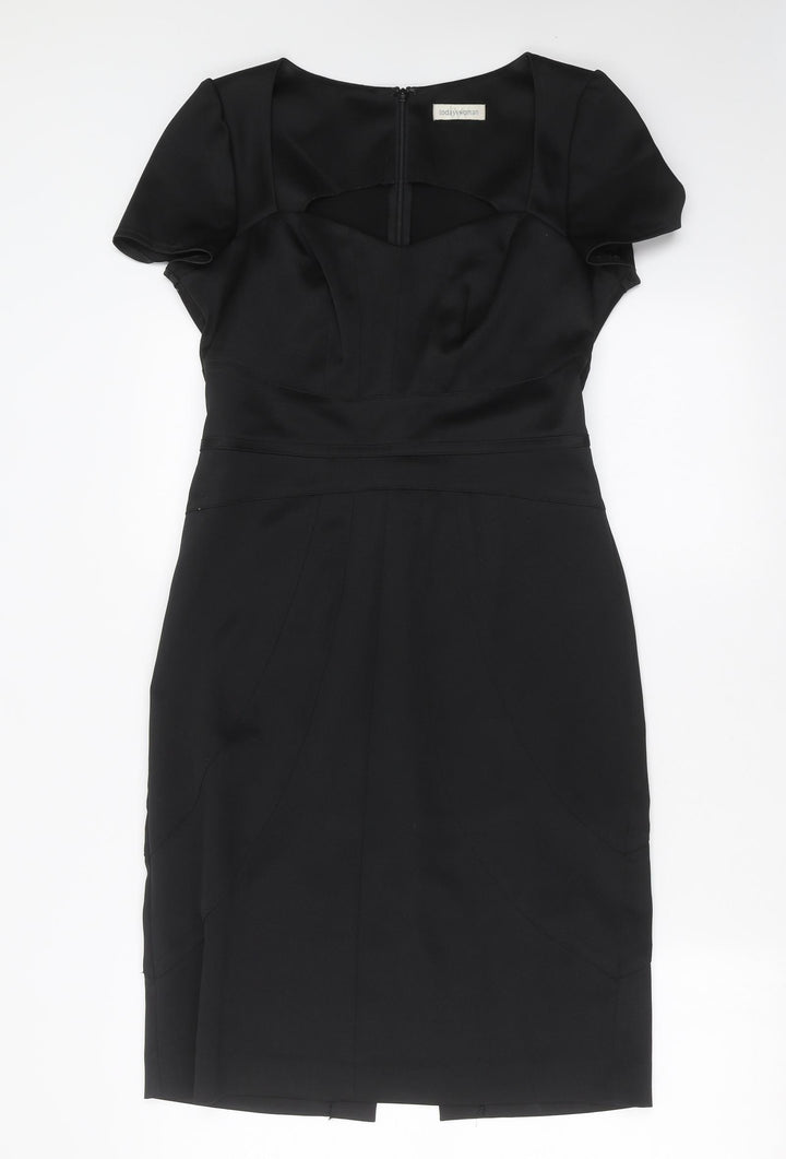 Todays Woman Womens Black Shift Size 8