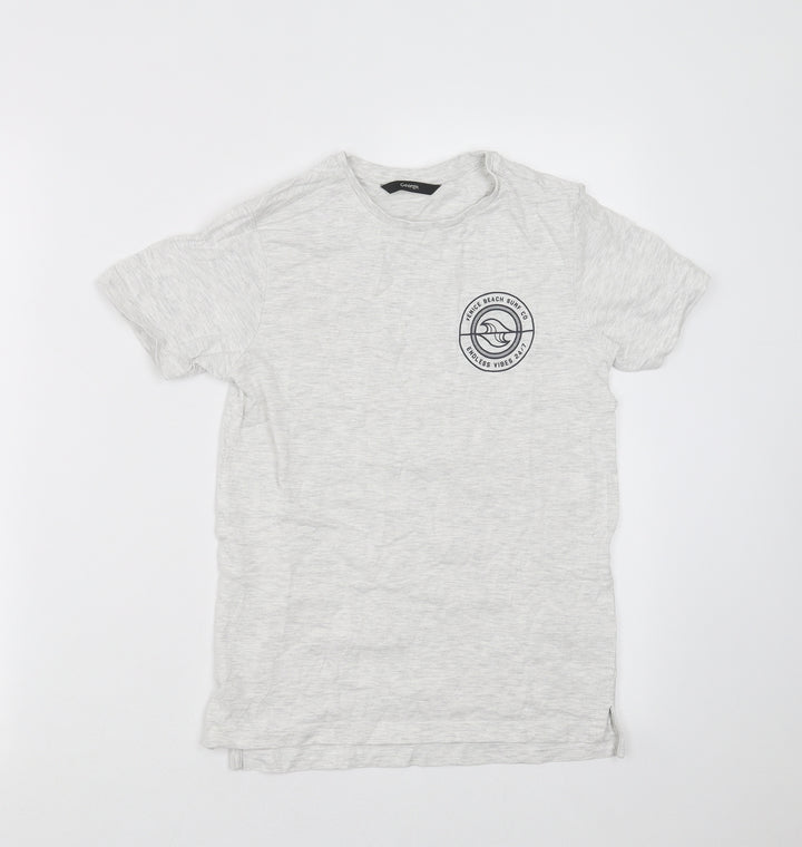 George Boys Grey Basic T-Shirt Size 9-10 Years - Venice Beach