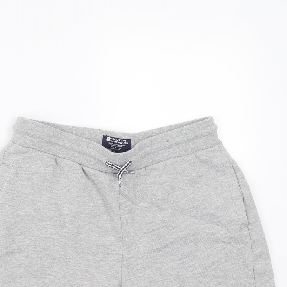 Mountain Warehouse Boys Grey   Sweat Shorts Size 11-12 Years