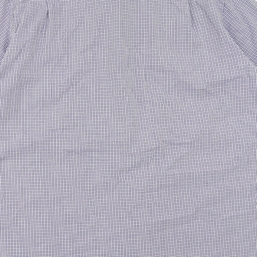sea barrier Mens Blue Check   Button-Up Size XL