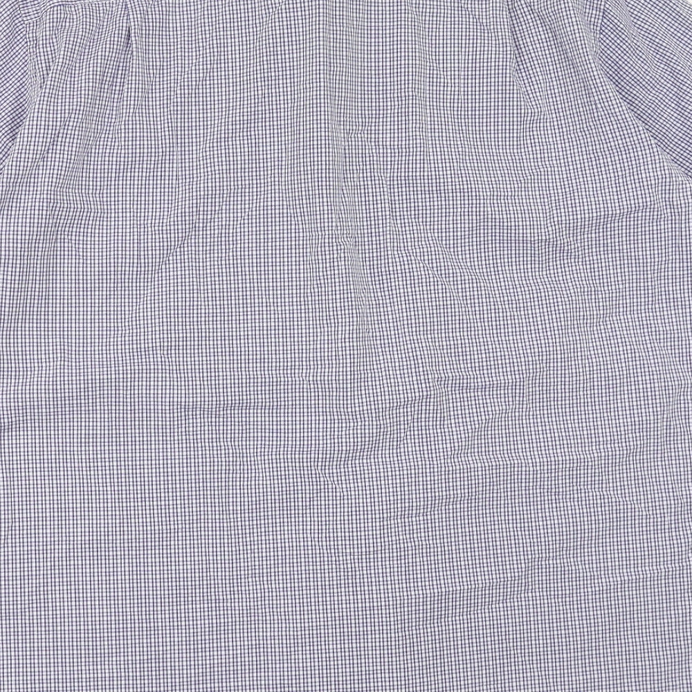 sea barrier Mens Blue Check   Button-Up Size XL