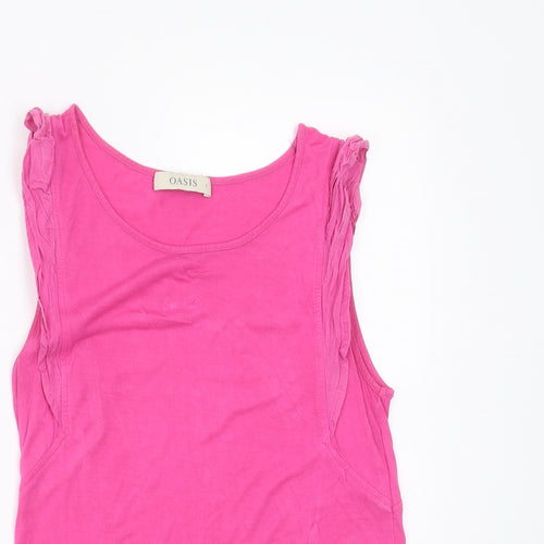 Oasis Womens Pink   Basic T-Shirt Size S