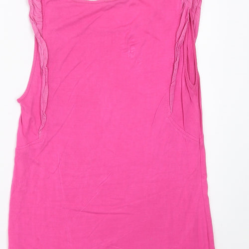 Oasis Womens Pink   Basic T-Shirt Size S