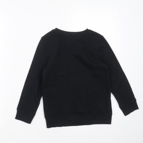 George Boys Black   Pullover Sweatshirt Size 5-6 Years  - bear