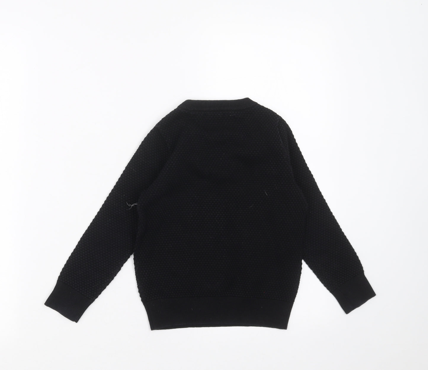 Matalan Boys Black   Pullover Jumper Size 5 Years