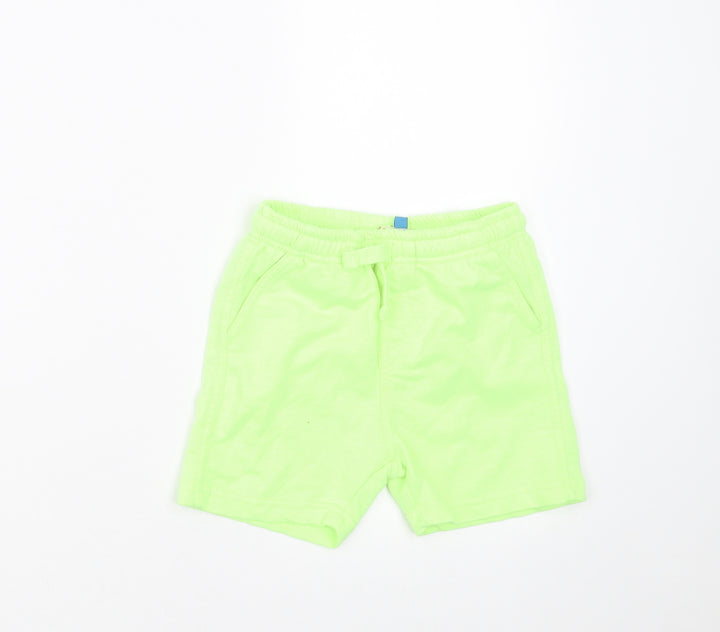 Hullabaloo Boys Green Sweat Shorts Size 5-6 Years