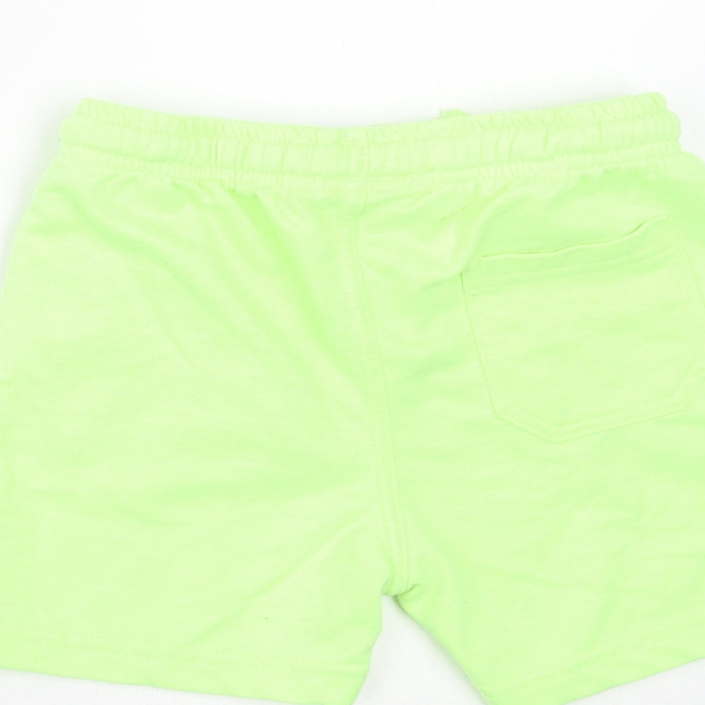 Hullabaloo Boys Green   Sweat Shorts Size 5-6 Years