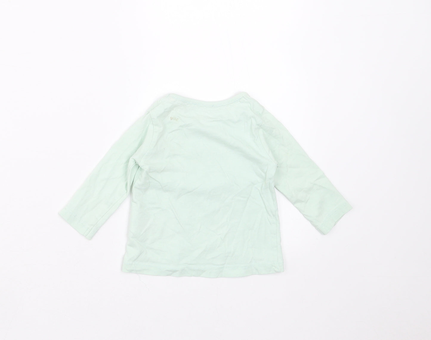 Lullaby Girls Green   Basic T-Shirt Size 0-3 Months  - rabbit