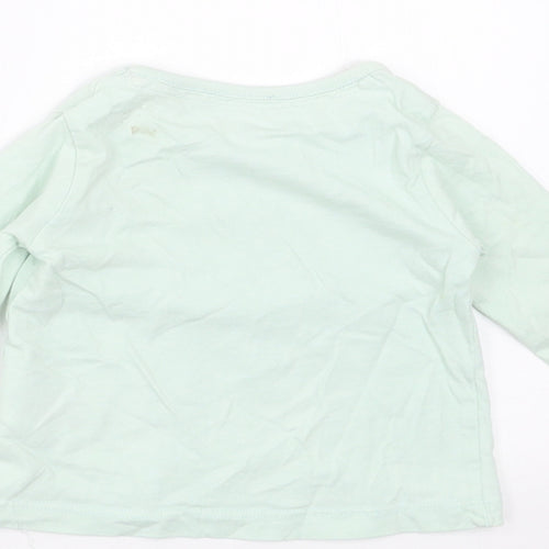 Lullaby Girls Green   Basic T-Shirt Size 0-3 Months  - rabbit